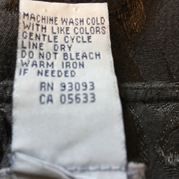 Cambridge Dry Goods pants sz 10. Tone on tone detail. Side zipper. - Picture 6 of 8